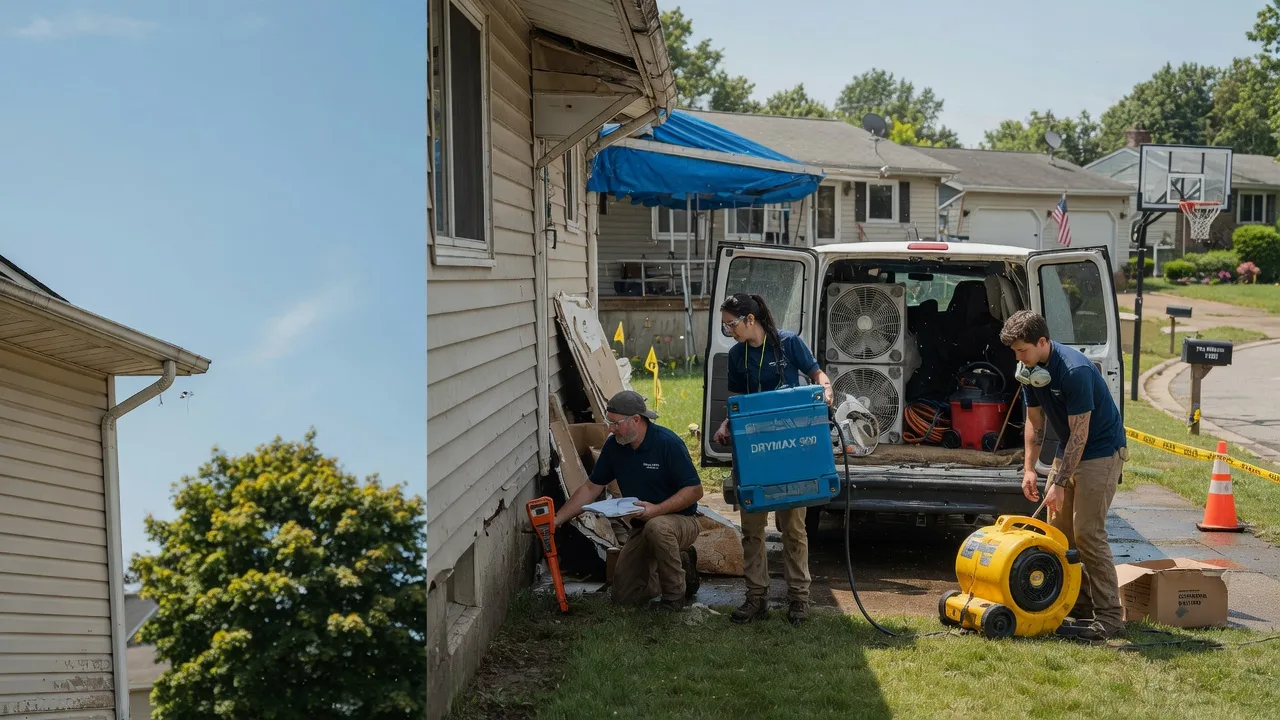 Ceiling Leak Cleanup in Danvers, MA near me
